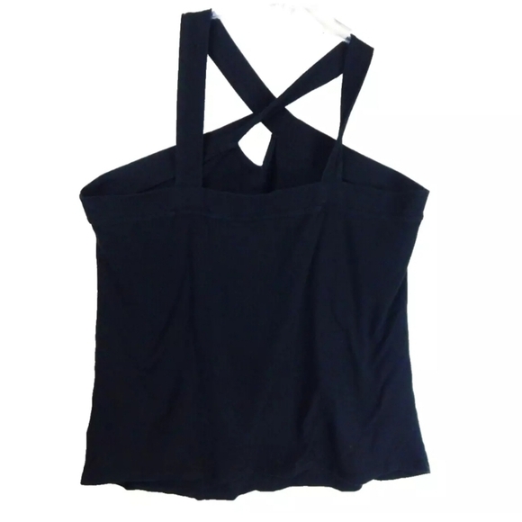 Torrid Foxy High Neck Criss Cross Tank - Picture 3 of 4